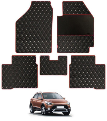 elegant Leatherite Standard Mat For  Hyundai i20 Active(Black, Red)