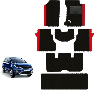 elegant Polypropylene Standard Mat For  Tata Hexa(Black, Red)