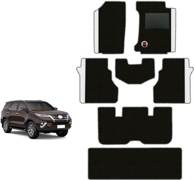 elegant Polypropylene Standard Mat For  Toyota New Fortuner(Black, White)