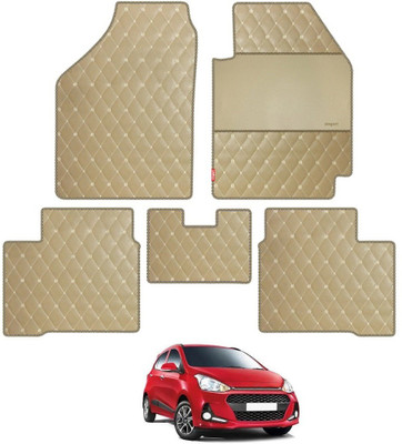 elegant Leatherite Standard Mat For  Hyundai Grand i10(Beige)
