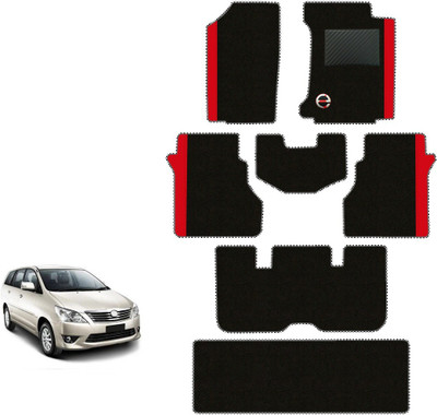 elegant Polypropylene Standard Mat For  Toyota Innova Crysta(Black, Red)
