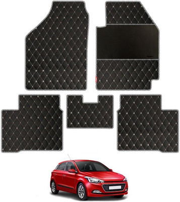 elegant Leatherite Standard Mat For  Hyundai Elite i20(Black, White)