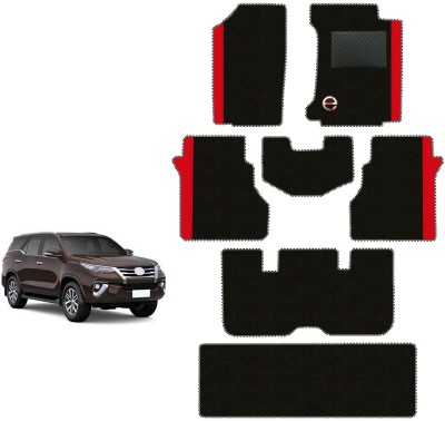 elegant Polypropylene Standard Mat For  Toyota New Fortuner(Black, Red)