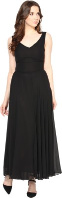 HARPA Women Maxi Black Dress