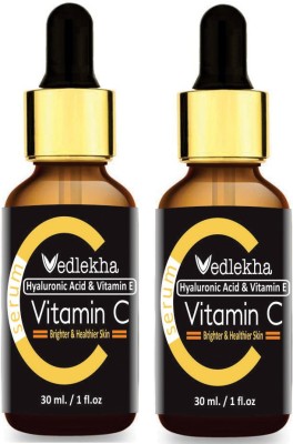 Vedlekha Vitamin C Face Serum For Skin Brightening, Skin Toning & Anti Ageing -30ML-Packof-2-Bottle-(60 ml)