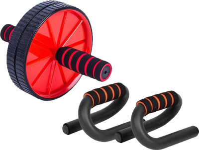 L'AVENIR Abdominal Muscles Exerciser + Push Up Bar Fitness Accessory Kit Kit