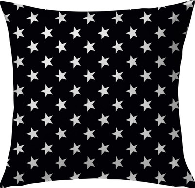 OASIS Polyester Fibre Abstract Cushion Pack of 1(Black)