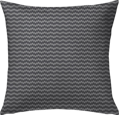 OASIS Polyester Fibre Abstract Cushion Pack of 1(Black)