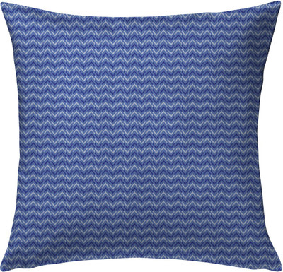 OASIS Polyester Fibre Abstract Cushion Pack of 1(Blue)