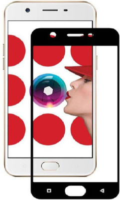 Mobizworld Edge To Edge Tempered Glass for Oppo A57(Pack of 1)