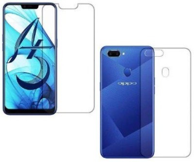 WowSimp Front and Back Tempered Glass for Realme C1(Pack of 1)