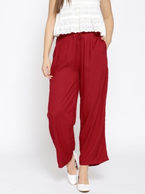 JAIPUR VASTRA Regular Fit Women Red Trousers