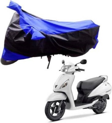 High Quality Waterproof Two Wheeler Cover for TVS(Jupiter, Black, Blue)