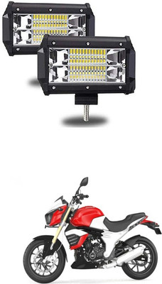 PRTEK LED 72 Watt 5 Inch Spot Beam Lamp 2 Pcs White Universal 087 Fog Lamp Motorbike LED for Mahindra (12 V, 72 W)(Mojo, Pack of 2)