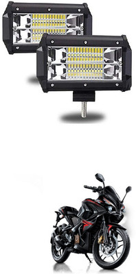 PRTEK LED 72 Watt 5 Inch Spot Beam Lamp 2 Pcs White Universal 067 Fog Lamp Motorbike LED for Bajaj (12 V, 72 W)(Pulsar 220, Pack of 2)