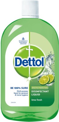 Dettol Multi-use Hygiene Liquid, Lime Fresh - 500 ml Antiseptic Liquid  (1500 ml, Pack of 3)