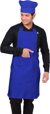 Kodenipr Club Blended Chef's Apron - Free Size(Blue, Single Piece)