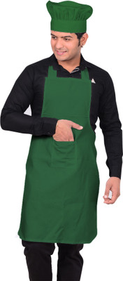 Kodenipr Club Blended Chef's Apron - Free Size(Green, Single Piece)