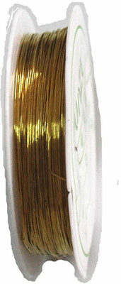 Crafts Haveli Quilling And Jewellery Making Acessories Beading Wire Gold