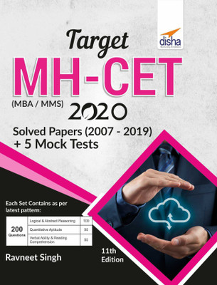 TARGET MH-CET (MBA / MMS) 2020 - Solved Papers (2007 - 2019) + 5 Mock Tests 11th Edition(English, Paperback, Ravneet Singh)