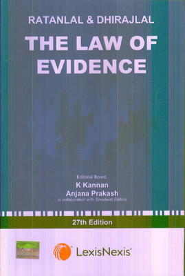 THE LAW OF EVIDENCE(English, Paperback, DHIRAJ LAL, K KANNAN, RATAN LAL)