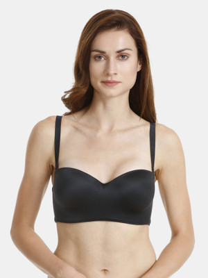 ZIVAME Women T-Shirt Heavily Padded Bra(Black)