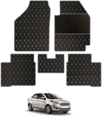 elegant Leatherite Standard Mat For  Ford Aspire(Black, White)