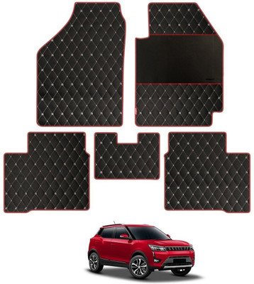 elegant Leatherite Standard Mat For  Mahindra XUV 300(Black, Red)