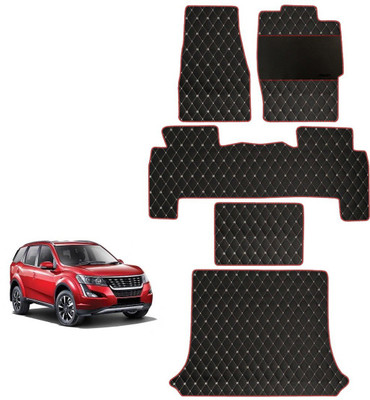 elegant Leatherite Standard Mat For  Mahindra XUV 500(Black, Red)