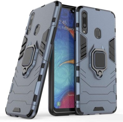 Helix Bumper Case for Samsung Galaxy A20s SM-A207F(Blue, Shock Proof, Pack of: 1)