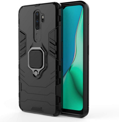 Helix Back Cover for Oppo A9 (2020)(Black, Rugged Armor, Pack of: 1)