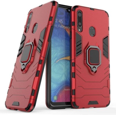 SmartLike Bumper Case for Samsung Galaxy A20s SM-A207F(Red, Shock Proof, Pack of: 1)