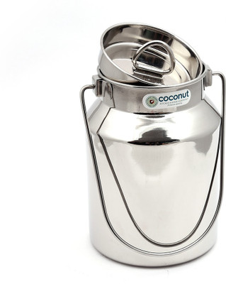 COCONUT Steel Milk Container  - 4 L(Silver)