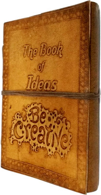 Purpledip Handmade Regular Diary Unruled 200 Pages(Brown)