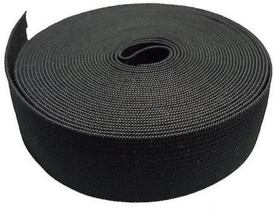 elastica Knitted Black Elastic(5 m)