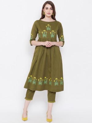 BITTERLIME Women Kurta Pant Set