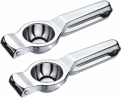 KUBER INDUSTRIES Steel Hand Juicer(Silver)