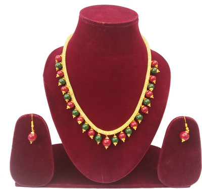 Fashion Factory Brass Gold-plated Multicolor Jewellery Set(Pack of 1)