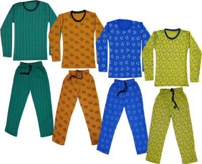 Indistar Girls Casual T-shirt Track Pants(Light Green)