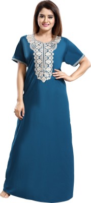 Be You Women Nighty(Blue)