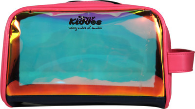 smily kiddos 1 Fancy see through pouch Art Artificial Leather Pencil Box(Set of 1, Multicolor)