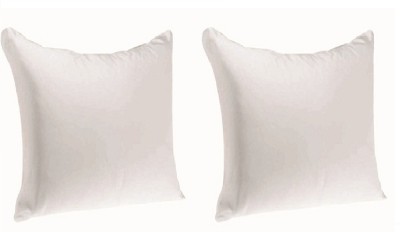 Booming Pillow Polyester Fibre Solid Sleeping Pillow Pack of 2(White)