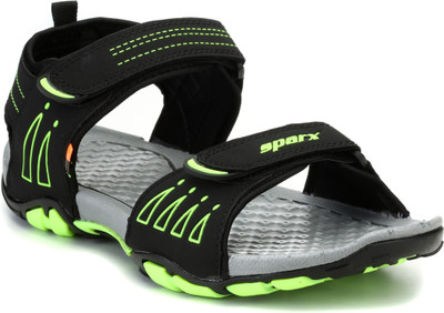 Sparx SS-805 Men Black, Green Sandals