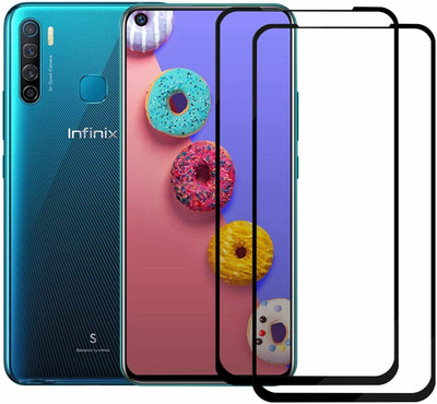 welldesign Tempered Glass Guard for Infinix S5, Infinix S5 Lite(Pack of 2)