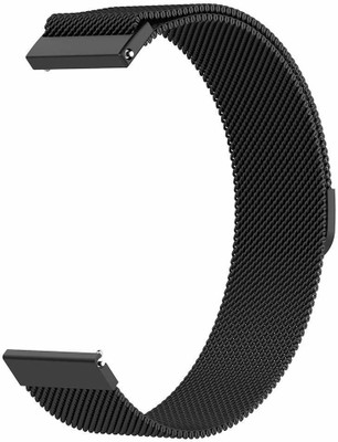 CHG 22MM STAINLESS STELL BLACK CHAIN Smart Watch Strap(Black)