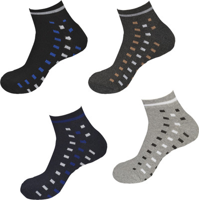 heartbury Men Printed Ankle Length(Pack of 4)