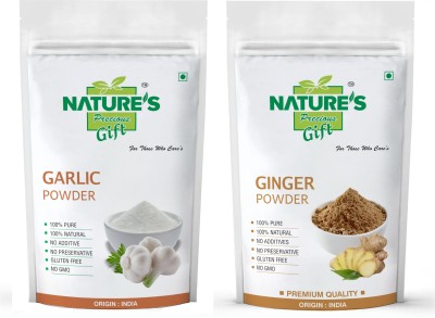 Nature's Precious Gift Garlic Powder & Ginger Powder - 1 KG Each(2 x 1 kg)