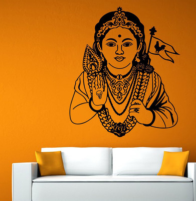 Littlebuds 60 cm Lord Murugan Removable Sticker(Pack of 1)