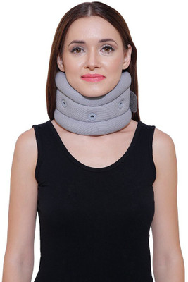 Royal Care Soft Cervical Collar With Support - Large Neck Support(Grey)