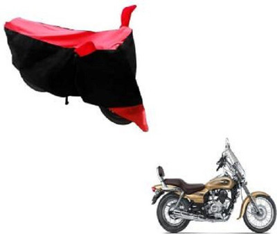 AK Star Waterproof Two Wheeler Cover for Bajaj(Avenger 220 Cruise, Red, Black)
